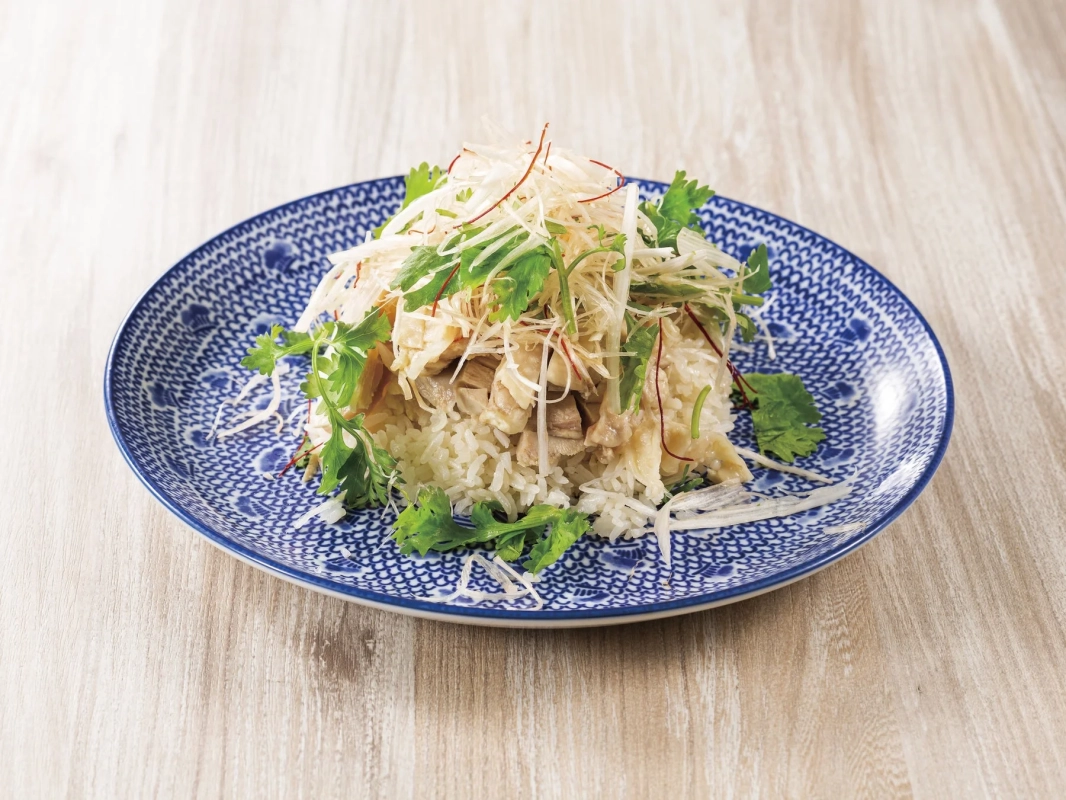 こばと農園西田ねぎの香味野菜カオマンガイ