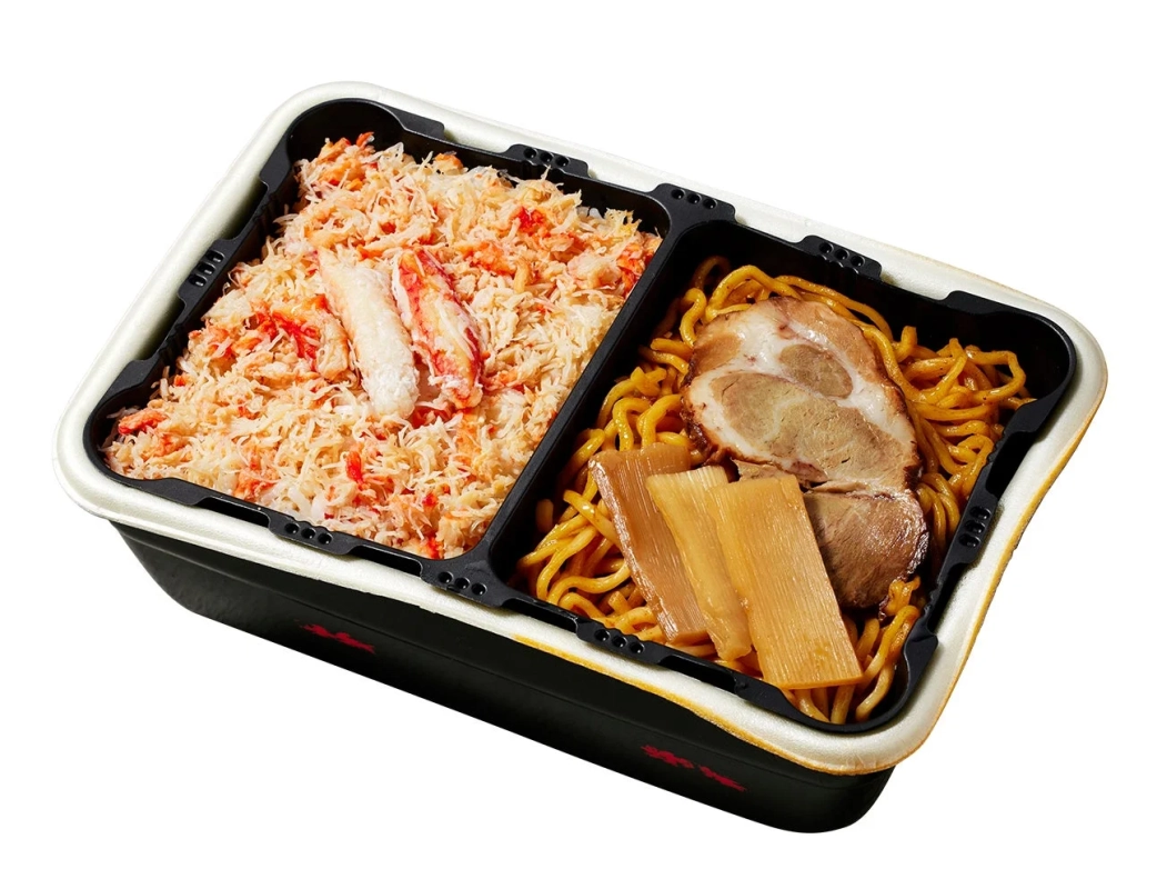 札幌バルナバフーズ 美食千歳かにめし＆吉山商店 油そば