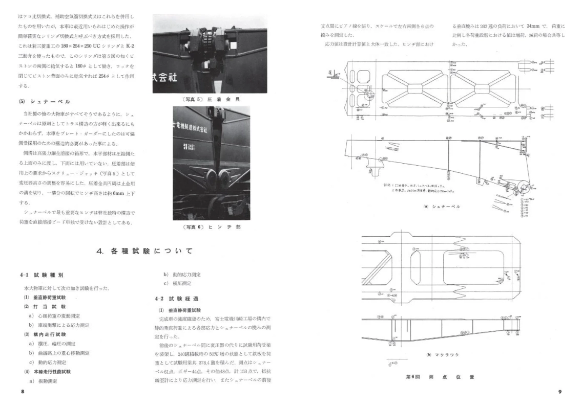 シキ600形パンフレットの一部