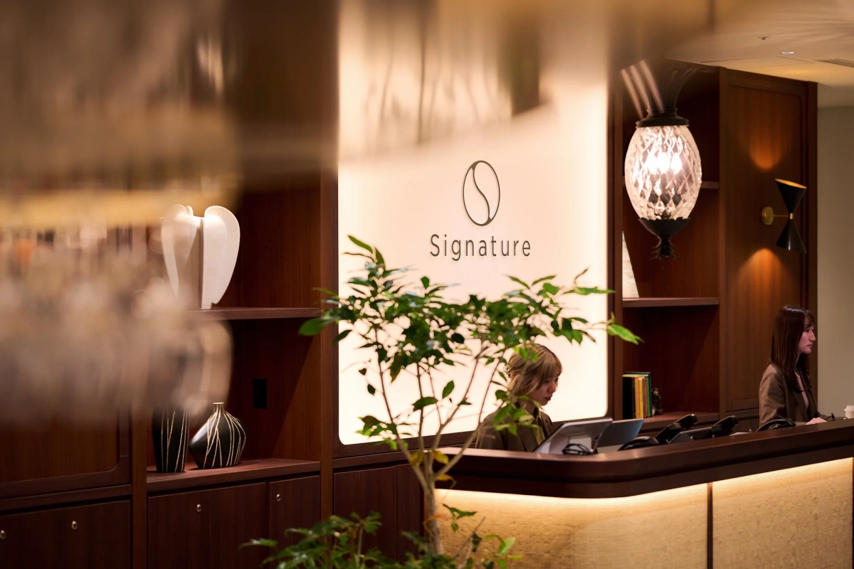 受付カウンター