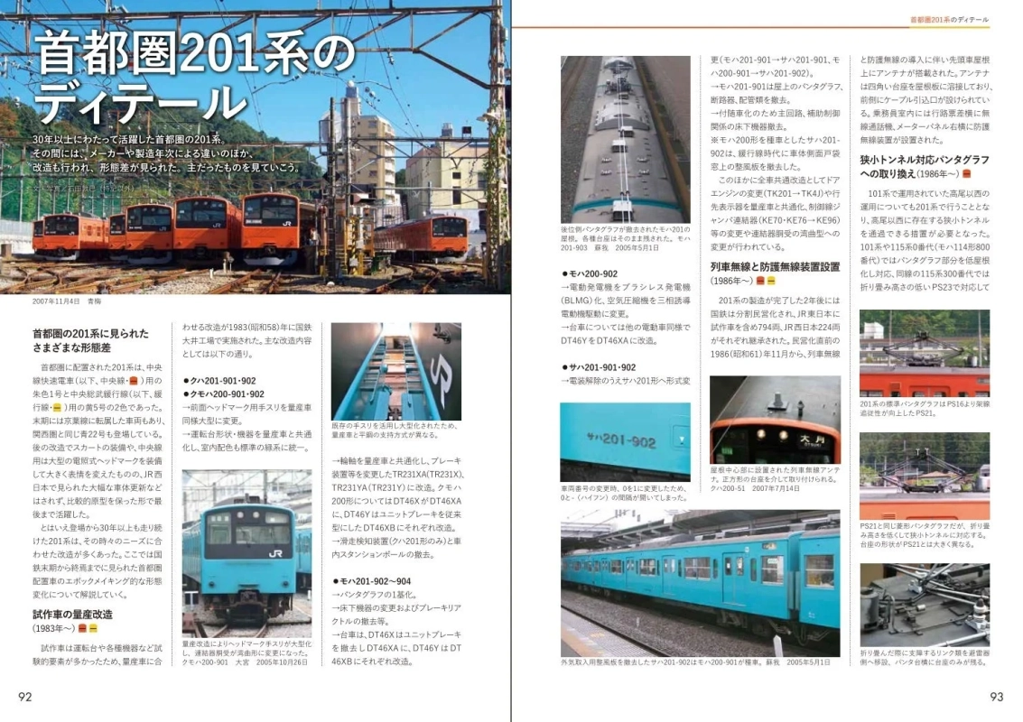 首都圏201系のディテール