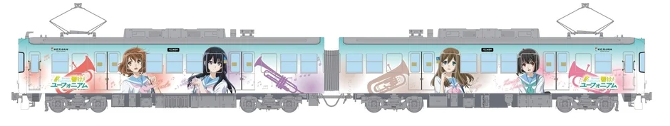 京阪電車 大津線フルラッピング電車