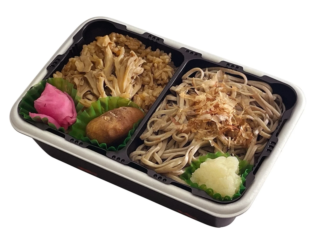 大野結の屋 九頭竜舞茸ご飯と越前そば