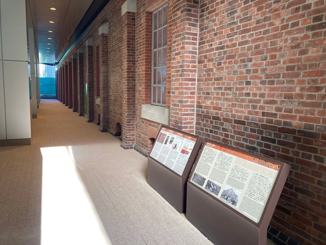 レンガ壁の移設・保存