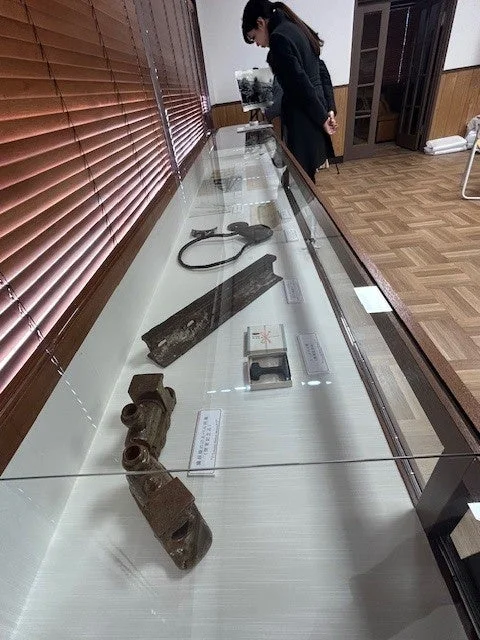 館内の展示(建設資材)