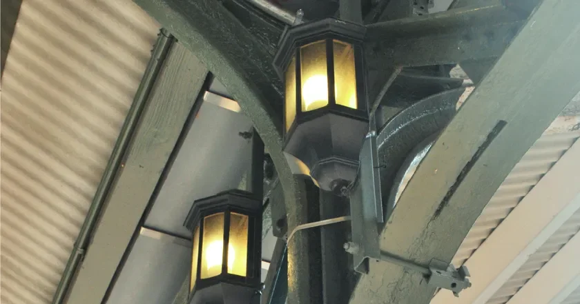 駅のランタン