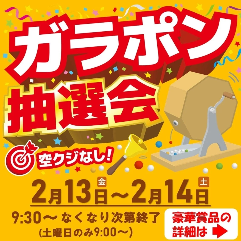 ガラポン抽選会