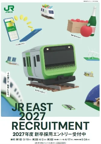 JR東日本2027採用ポスター