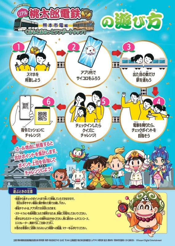 リアル桃太郎電鉄 熊本市電編 遊び方