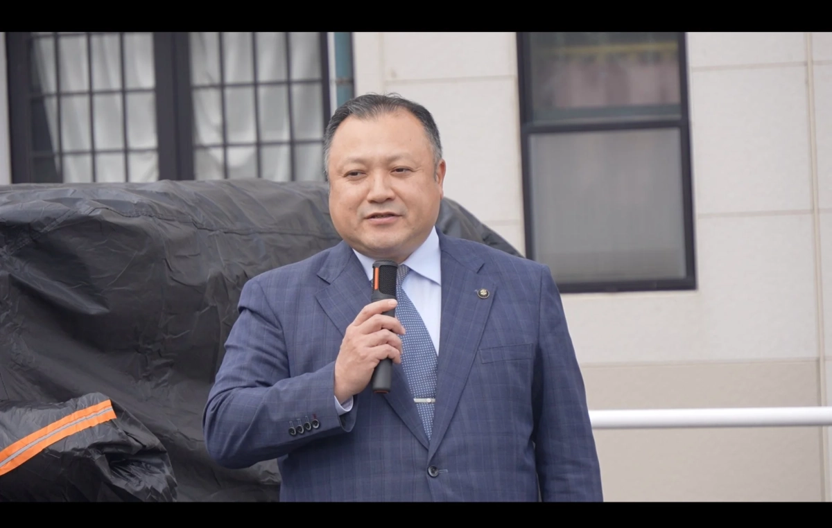 うきは市長によるスピーチ