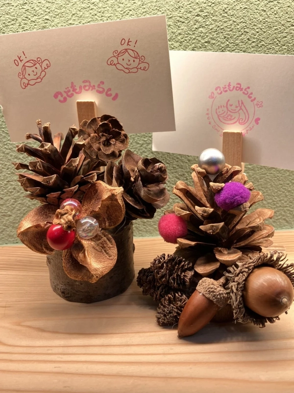 松ぼっくりクラフト