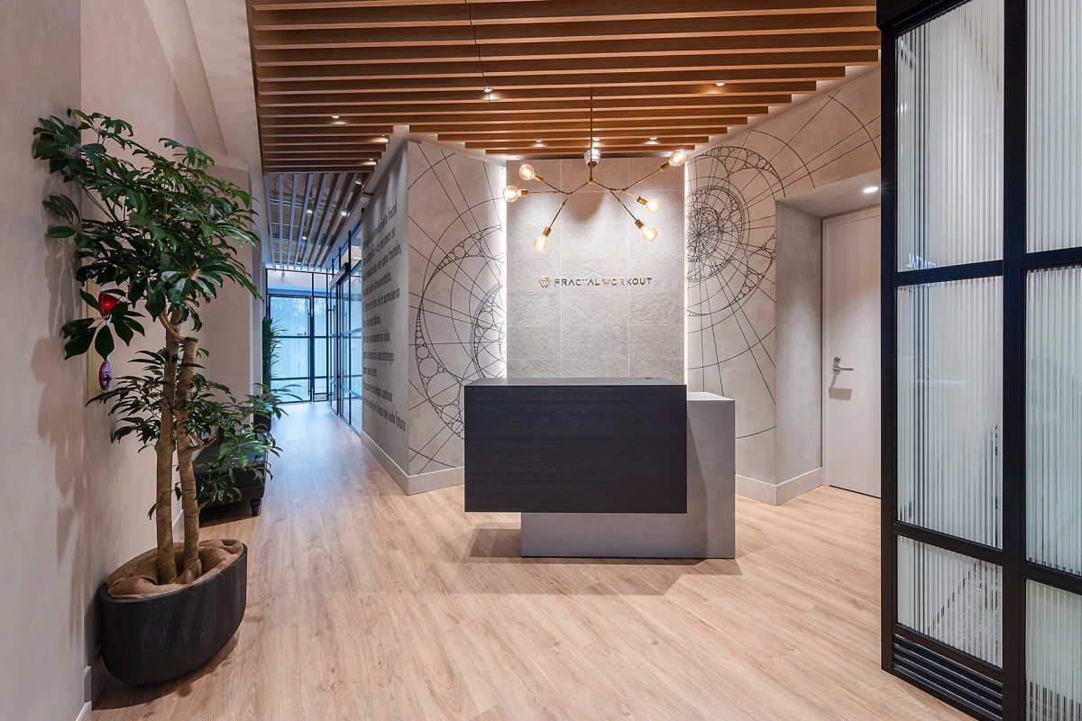 ジムのエントランス