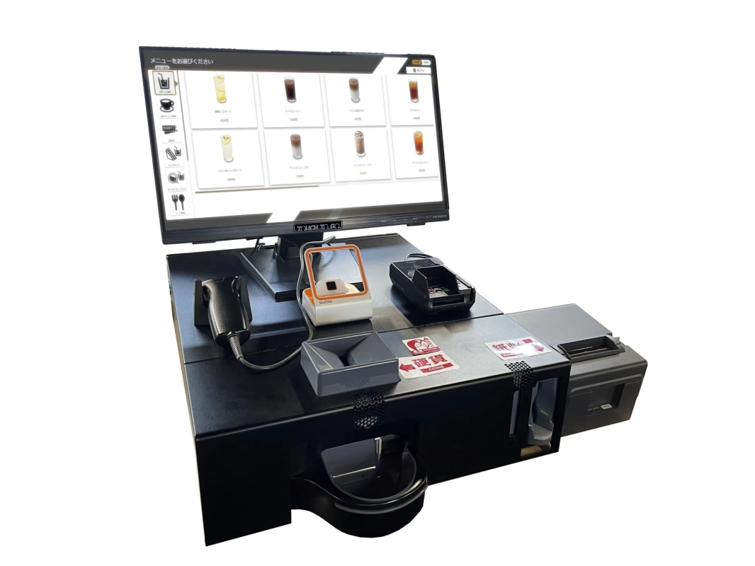セルフレジ「TTG-MONSTAR」の操作画面