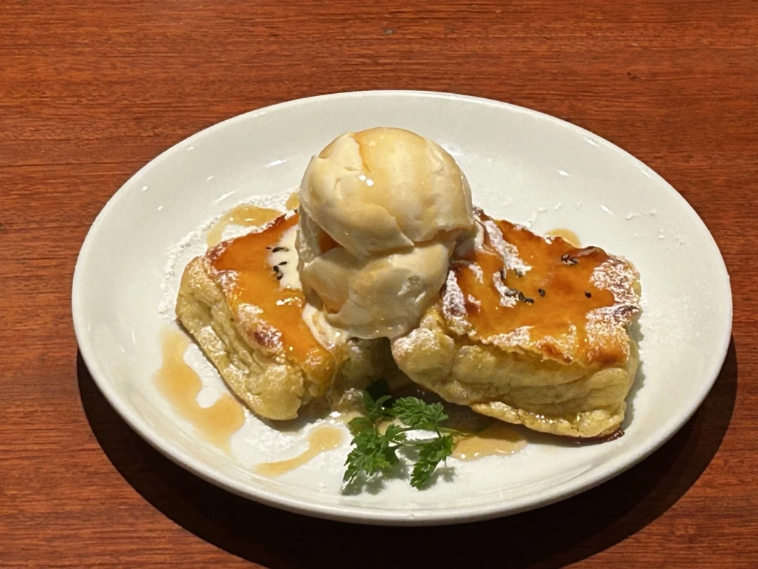 アップルパイとアイスクリーム