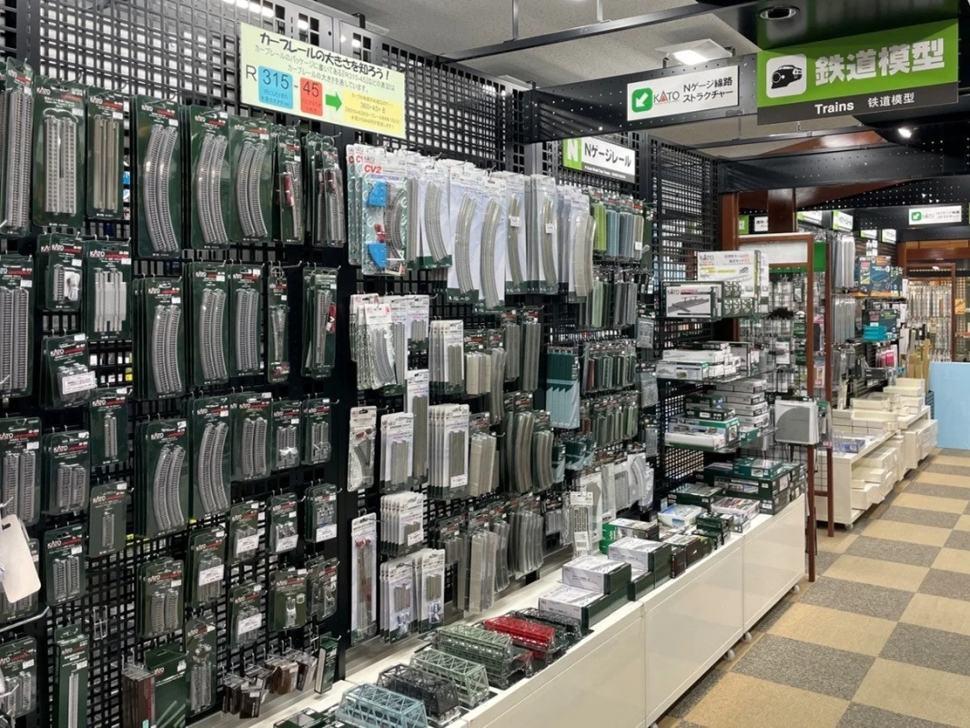 鉄道フロアの様子