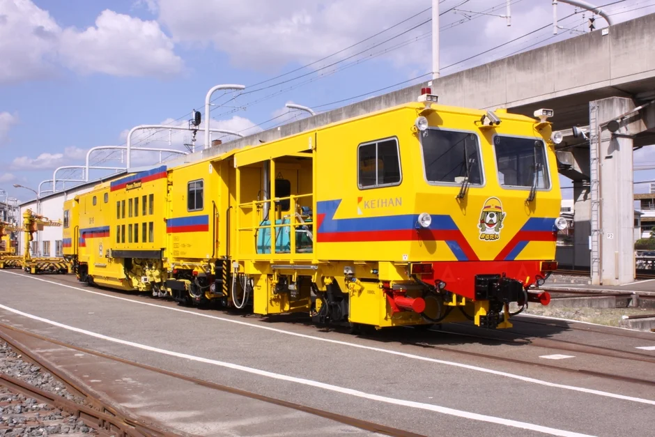 京阪電鉄の軌道保守車両DP-9