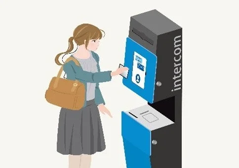 乗車券・定期券の提示イメージ