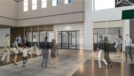 商業施設または駅の内部