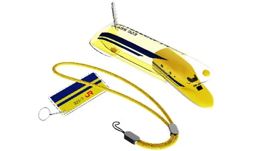 ドクターイエローキーホルダーとJRストラップ