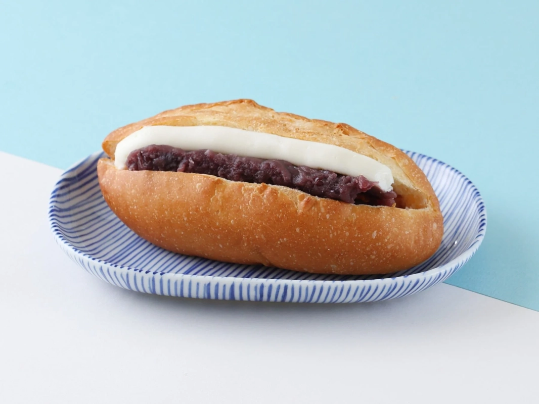 豆乳クリームバターと粒あんのサンド