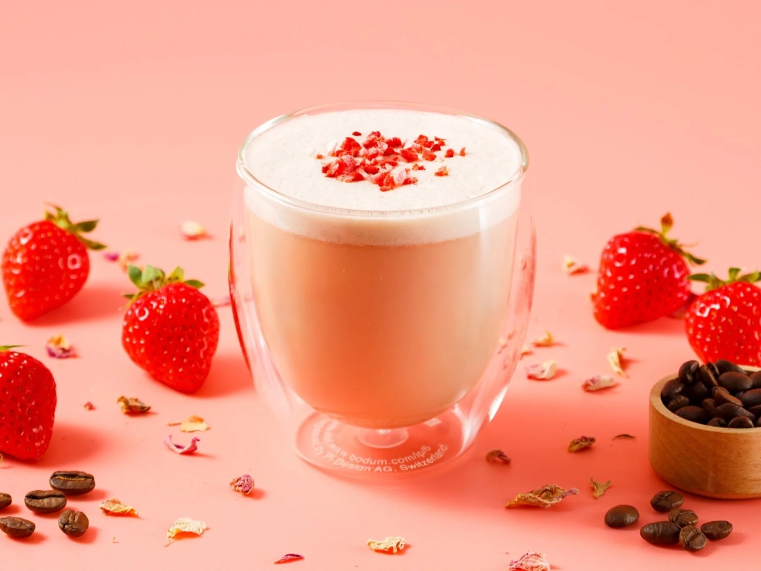 練乳いちごラテ