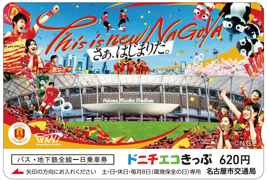 記念ドニチエコきっぷのイメージ