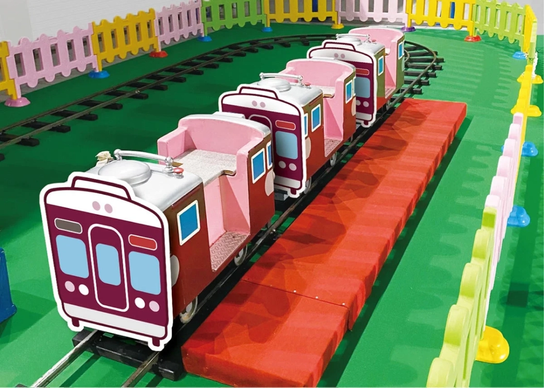 ミニ電車のアトラクション