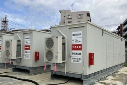 大規模蓄電システムの屋外設備