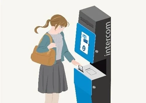 きっぷ回収部の利用イメージ