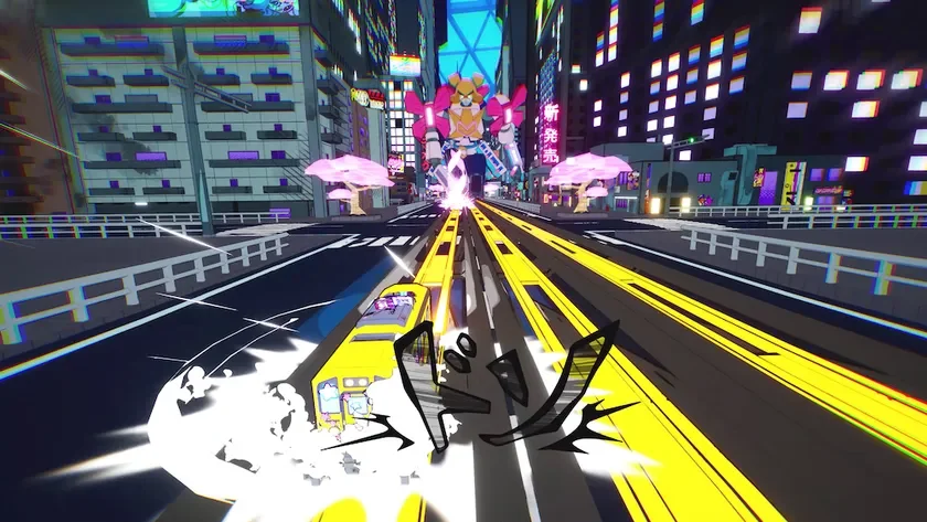 サイバーパンク都市とロボット