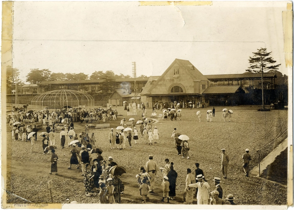 昔の国立駅周辺の風景