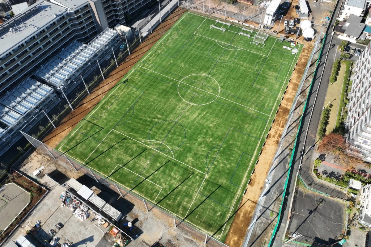 ゴールドクレストスタジアム鎌倉空撮