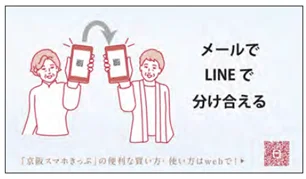 スマホでQRコードを共有する人たち