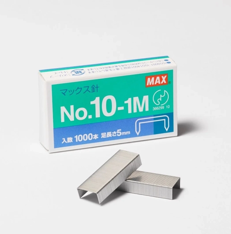 マックスのホッチキス針パッケージ
