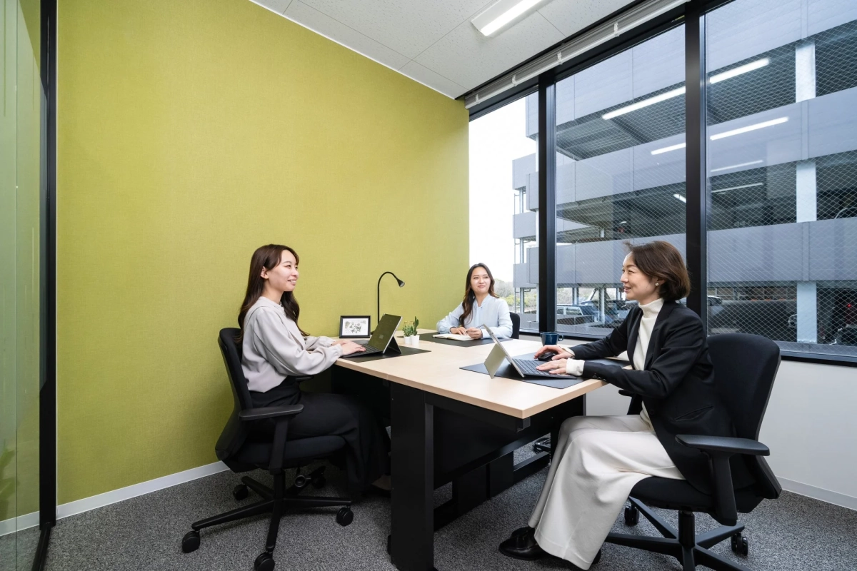 コワーキングスペースの様子