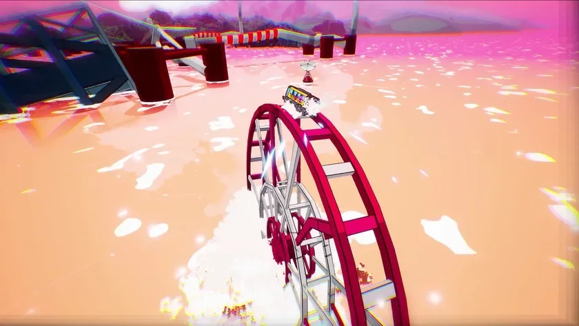 ジェットコースターのような乗り物