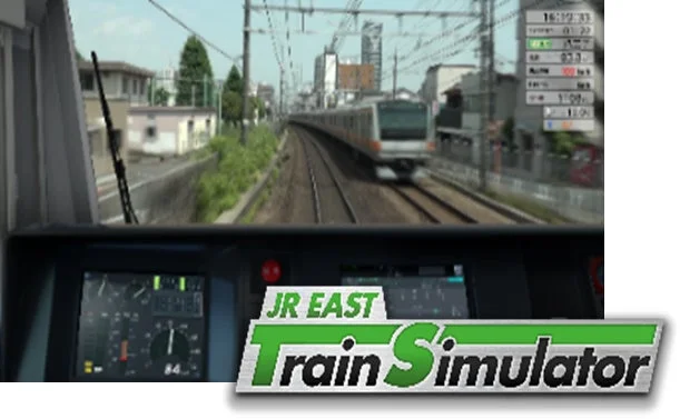 JR東日本トレインシミュレータの画面