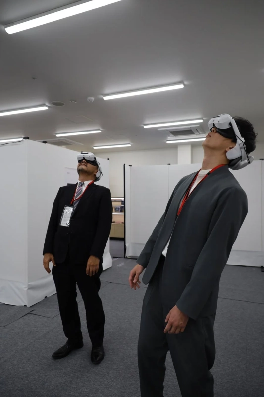 VR体験中の様子