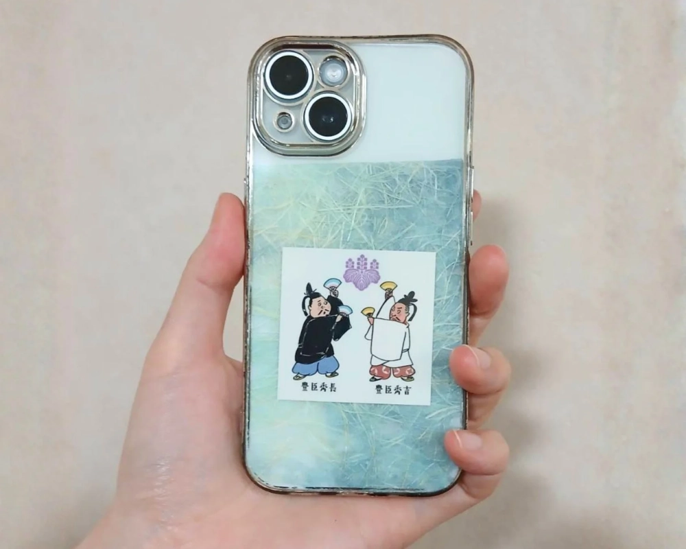 豊臣秀吉と豊臣秀長のステッカー