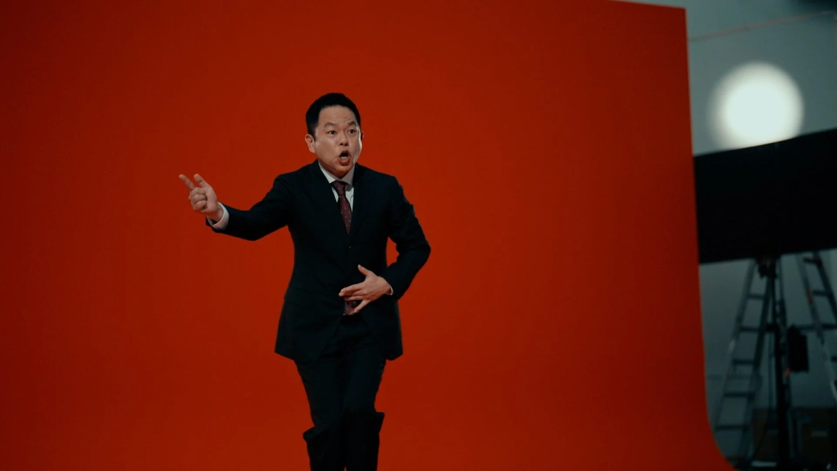 撮影現場の津田さん