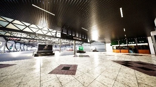 旧・東横線渋谷駅構内イメージ