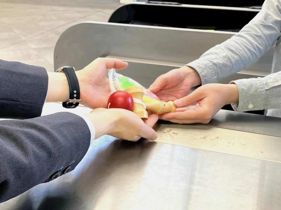 けん玉の販売風景