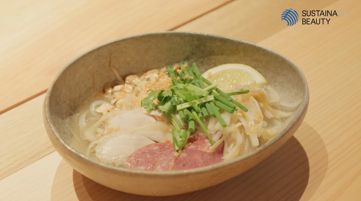 麺類、フォー、鶏肉