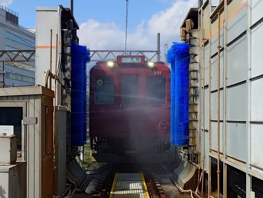 車両洗車体験の様子