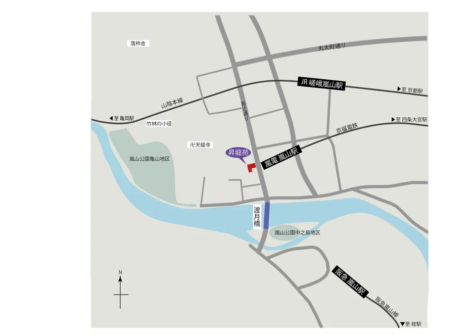 昇龍苑 周辺地図