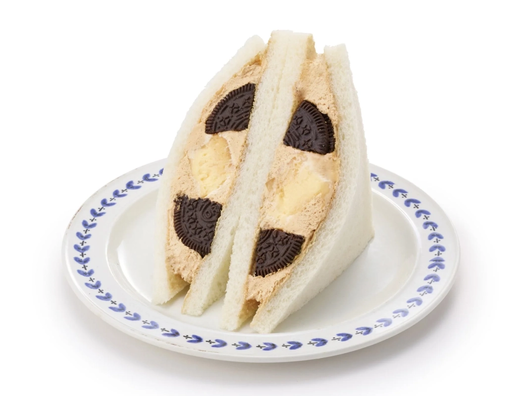 スイーツ,サンドイッチ,オレオ,デザート,クリーム,パン,菓子パン,カフェ,食べ物,甘い,おやつ
