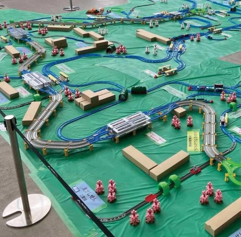 プラレールジオラマ