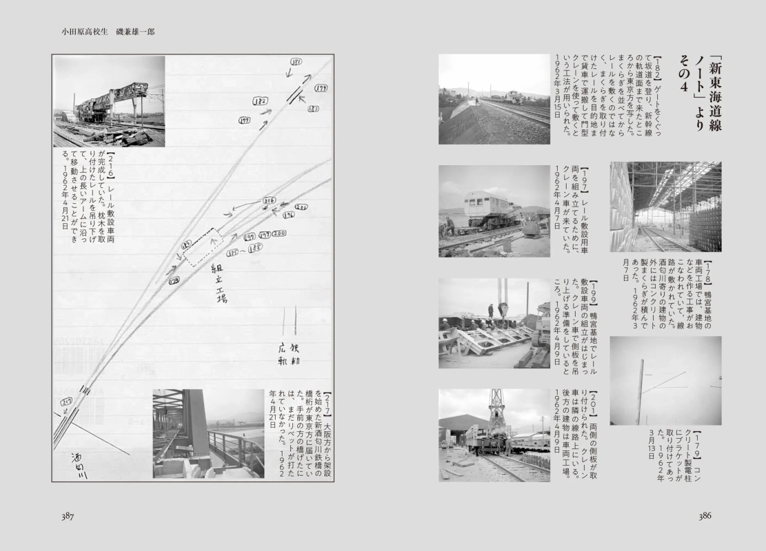 1962年の新東海道線建設の様子