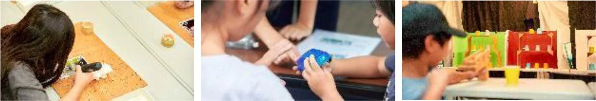 子供たちのワークショップ風景