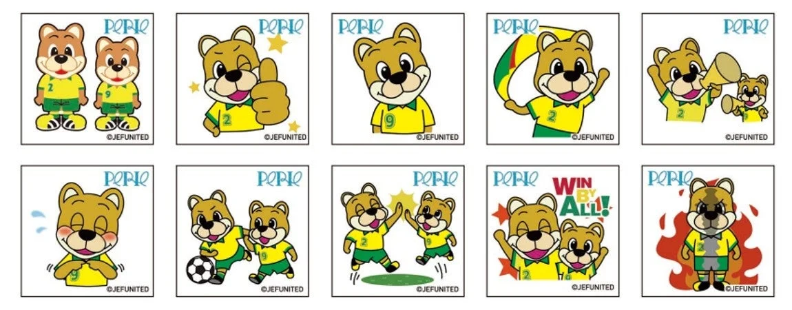 ジェフオリジナルステッカーデザイン